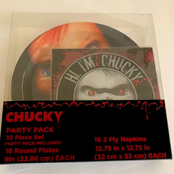Chucky Doll Paper Plate Set - Picture 4 of 5